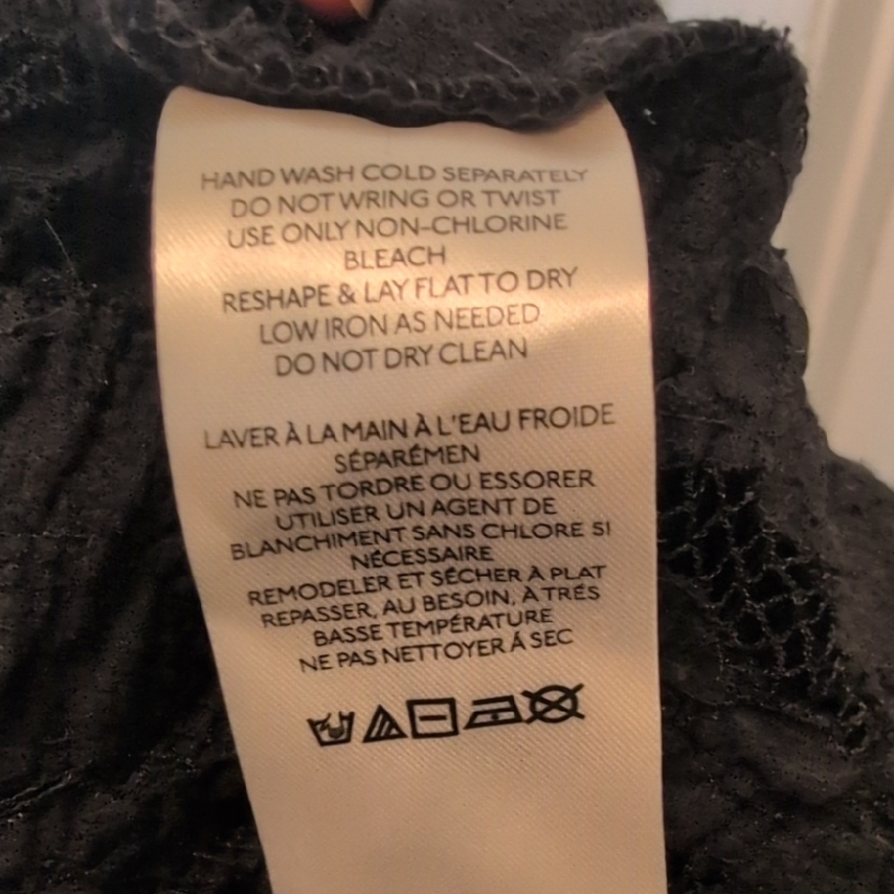Free People Black Open-Knit Button Cardigan - Picture 8 of 9
